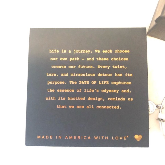 ALEX AND ANI - PATH OF LIFE - SILVER CHARM BANGLE - Picture 4 of 5